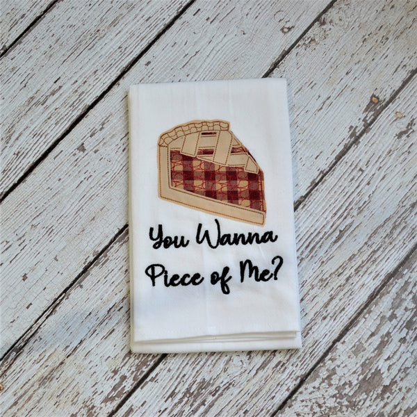 Piece of Pie Tea Towel - Fall, Thanksgiving, Christmas