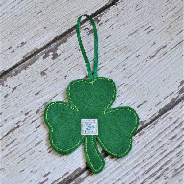 NEW! Lace Shamrock Felt Ornament