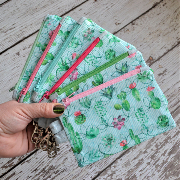 Cactus & Succulents Coin Purse