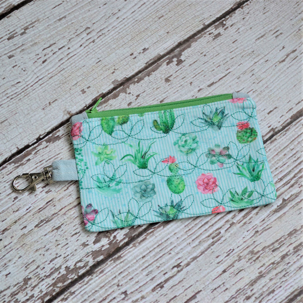 Cactus & Succulents Coin Purse