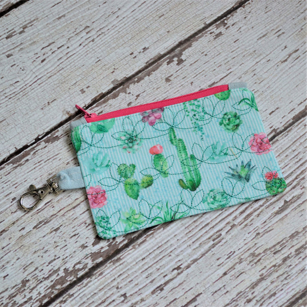 Cactus & Succulents Coin Purse