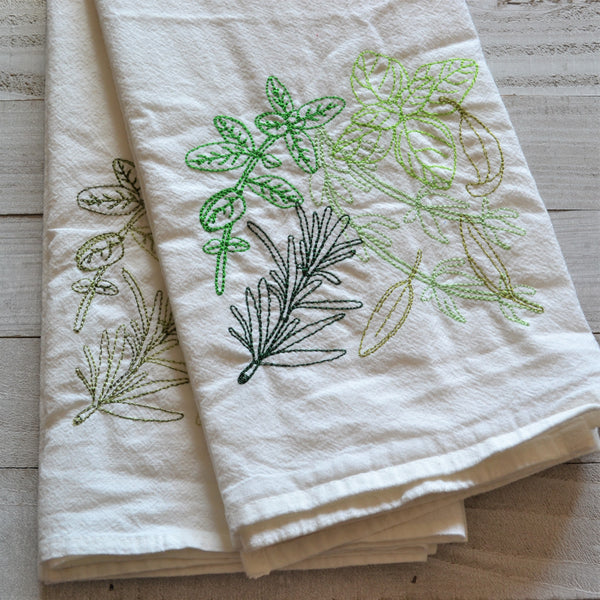Herbs - Tea Towel
