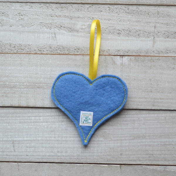 Uff Da or You Betcha Heart Felt Ornament