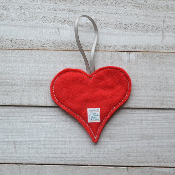 Uff Da or You Betcha Heart Felt Ornament