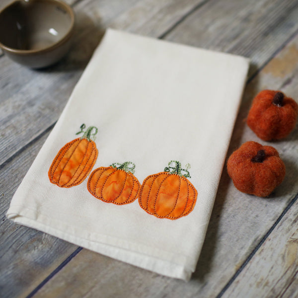 Pumpkin patch Tea Towel