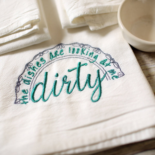 Dirty Dishes Tea Towel