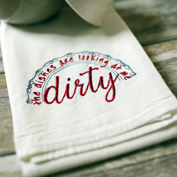 Dirty Dishes Tea Towel