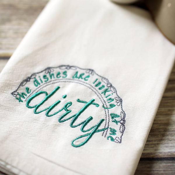 Dirty Dishes Tea Towel