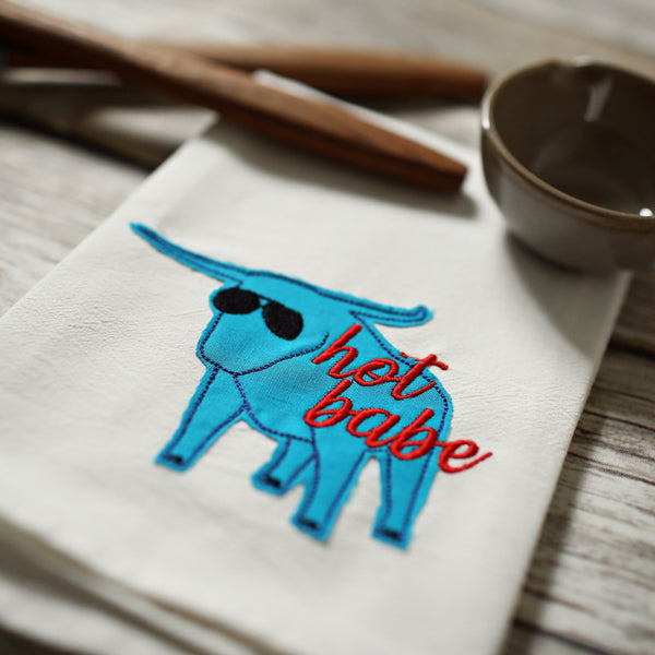 Hot Babe Tea Towel