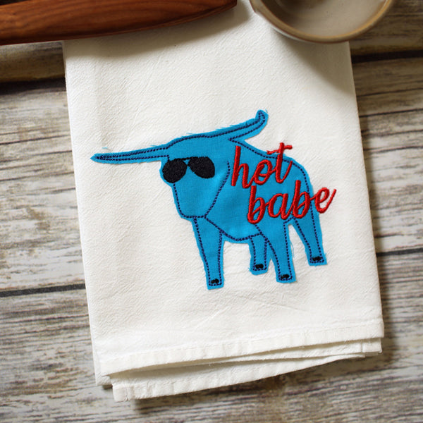 Hot Babe Tea Towel