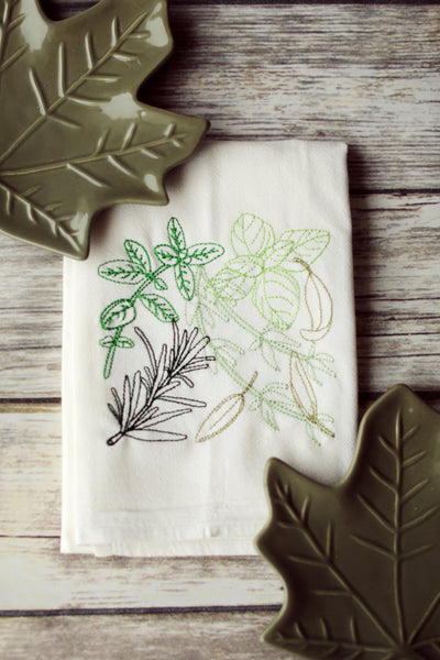 Herbs - Tea Towel