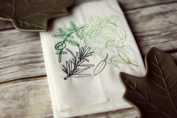 Herbs - Tea Towel