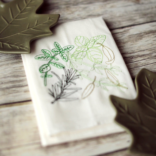 Herbs - Tea Towel
