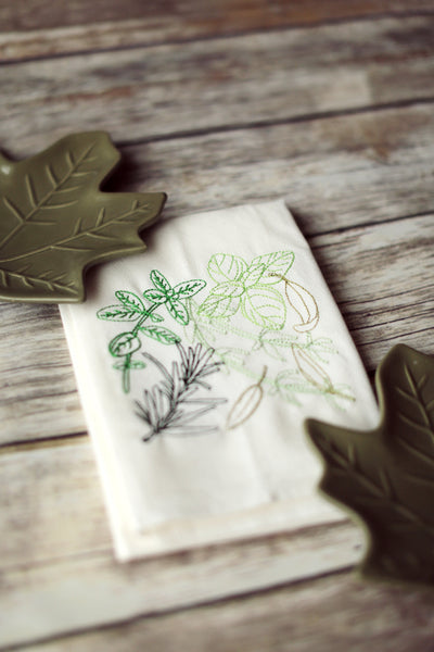 Herbs - Tea Towel