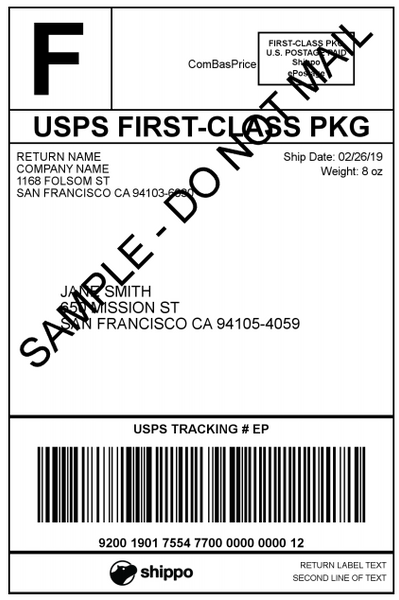 Upgrade Shipping Service - Add Tracking or Upgrade to Priority Mail