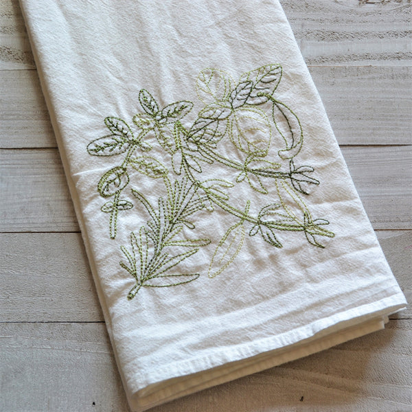 Herbs - Tea Towel