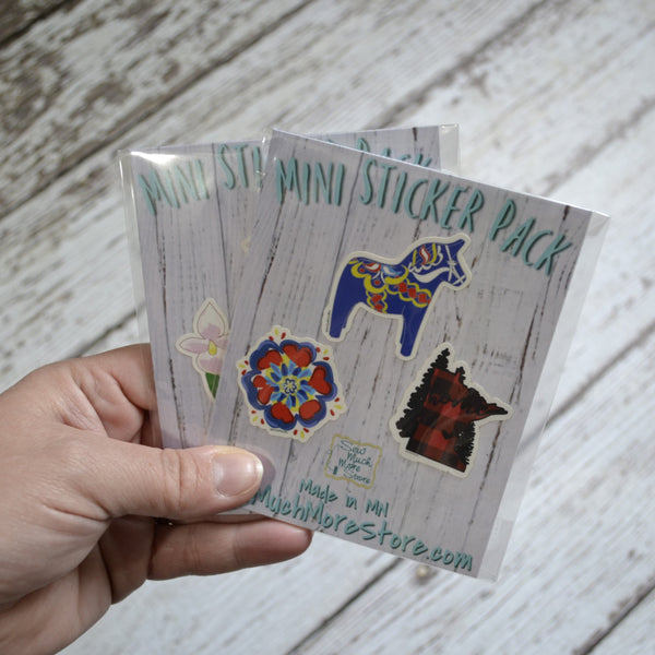 NEW! Mini Sticker Packs, Vinyl Stickers