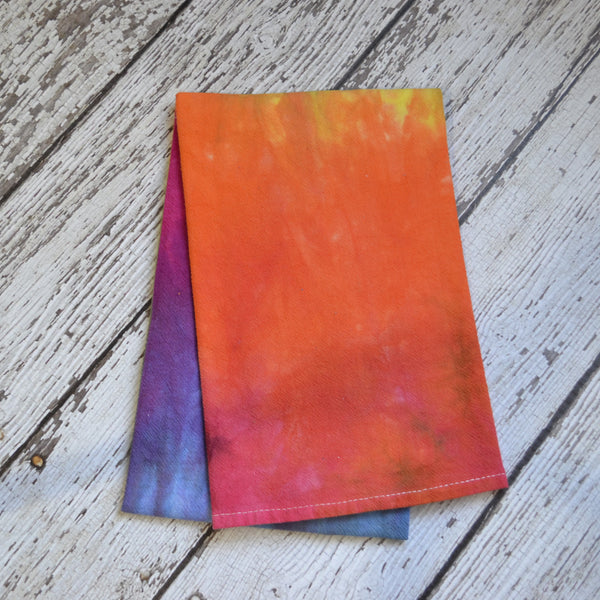 LIMITED QTY Hand-Dyed Floursack Towel, Multiple Colors Available