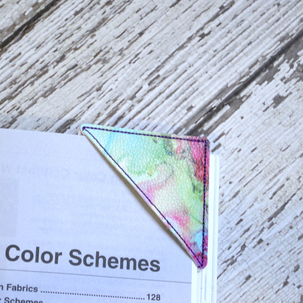 Corner Bookmark - Colorful Print