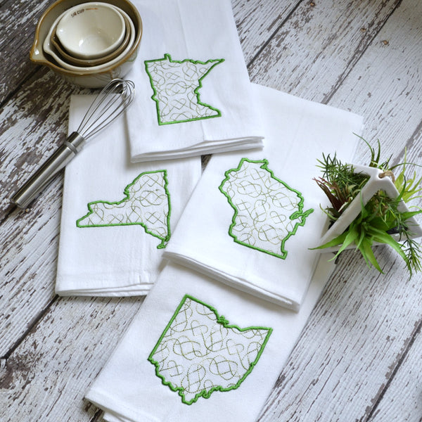 Celtic State Tea Towel - All 50 States