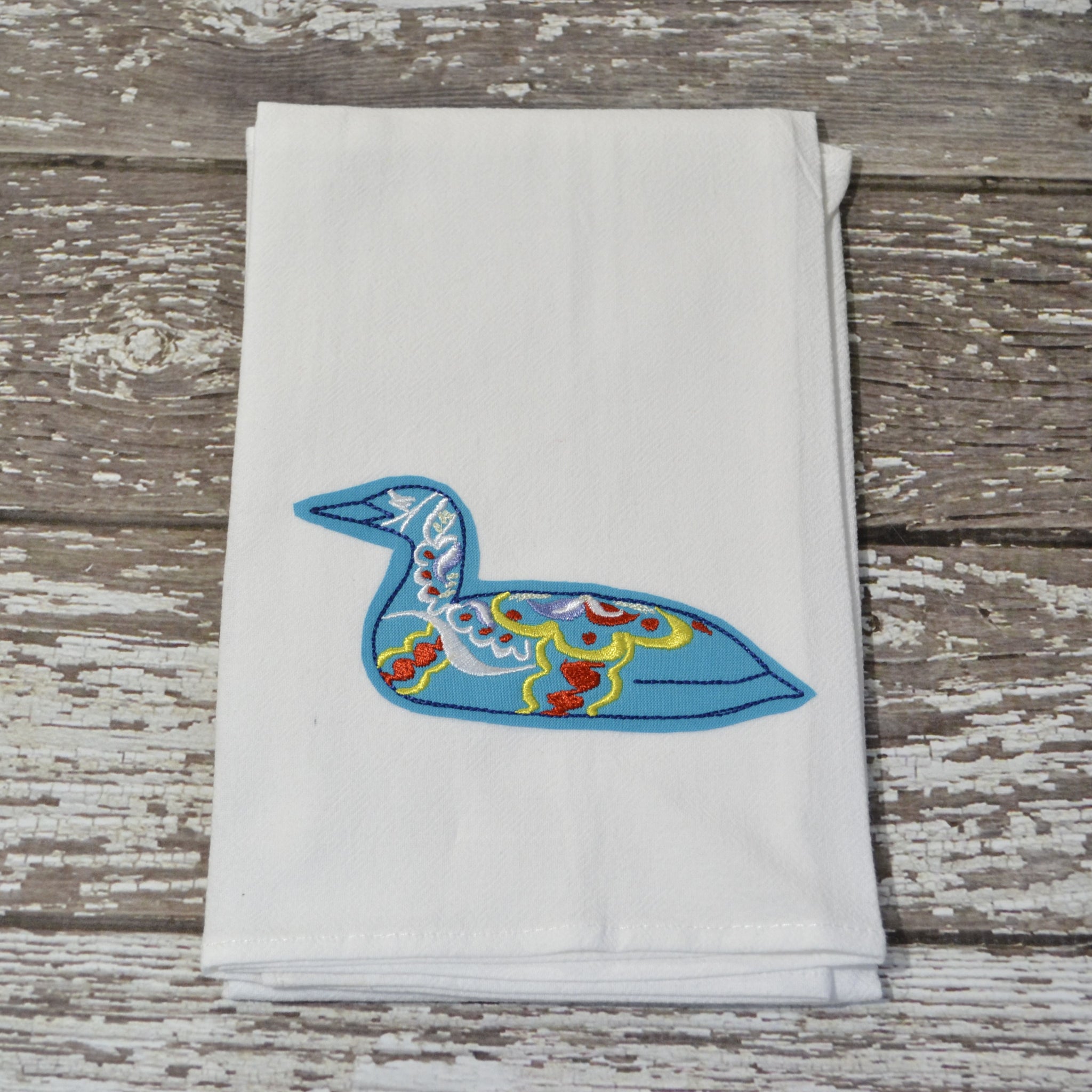 NEW! Dala Loon Tea Towel