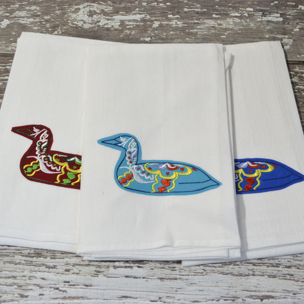 NEW! Dala Loon Tea Towel