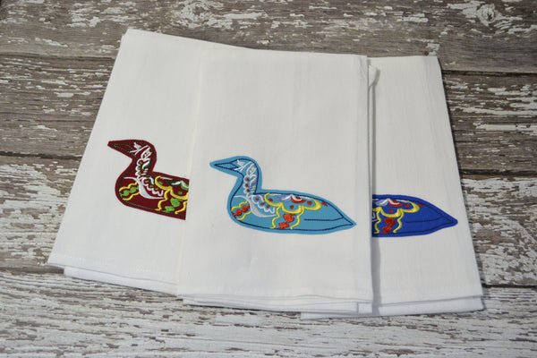 NEW! Dala Loon Tea Towel