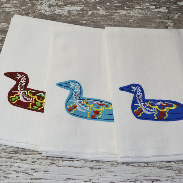 NEW! Dala Loon Tea Towel