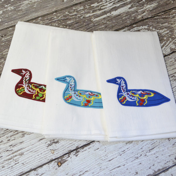 NEW! Dala Loon Tea Towel