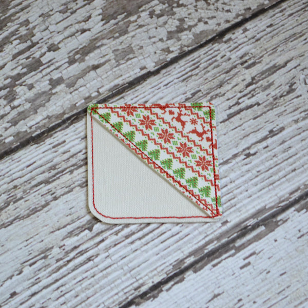 Corner Bookmark - Winter, Christmas