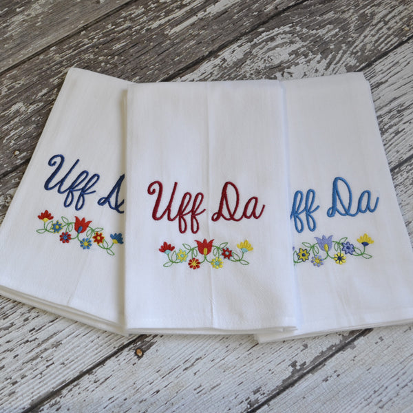 Uffda Floursack Towel - Floral