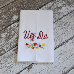 Uffda Floursack Towel - Floral