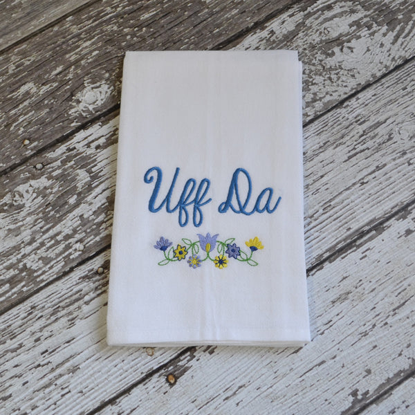 Uffda Floursack Towel - Floral