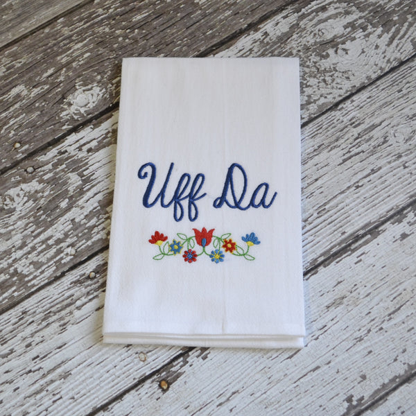 Uffda Floursack Towel - Floral