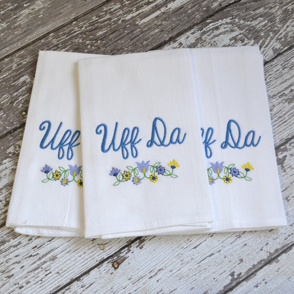 Uffda Floursack Towel - Floral