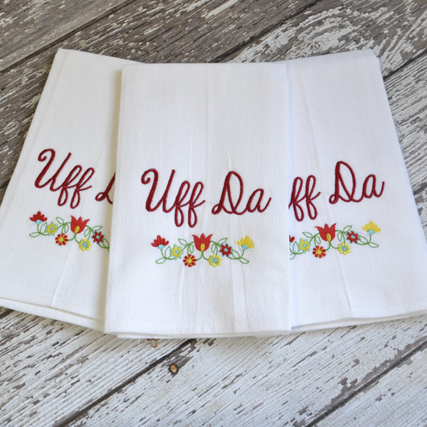 Uffda Floursack Towel - Floral