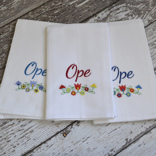 NEW! Ope Floursack Towel - Floral