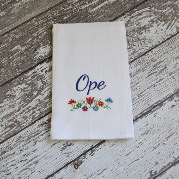 NEW! Ope Floursack Towel - Floral