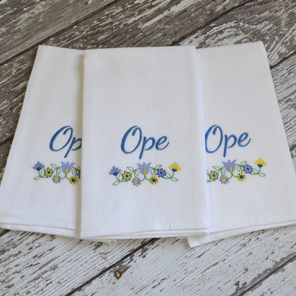 NEW! Ope Floursack Towel - Floral