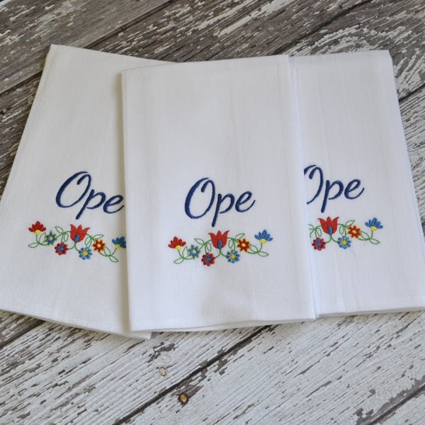 NEW! Ope Floursack Towel - Floral