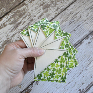 NEW! Corner Bookmark - Shamrocks