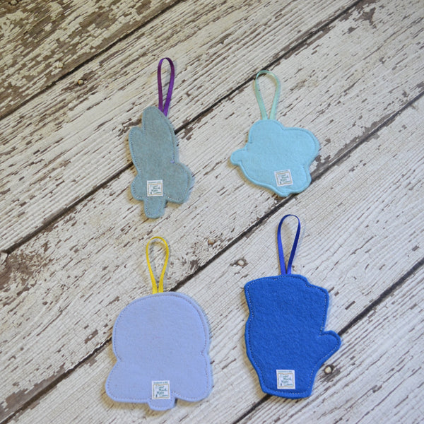 NEW! Spring Flowers Felt Ornament - Single, 3 Pack, 6 Pack, 9 Pack or 12 Pack