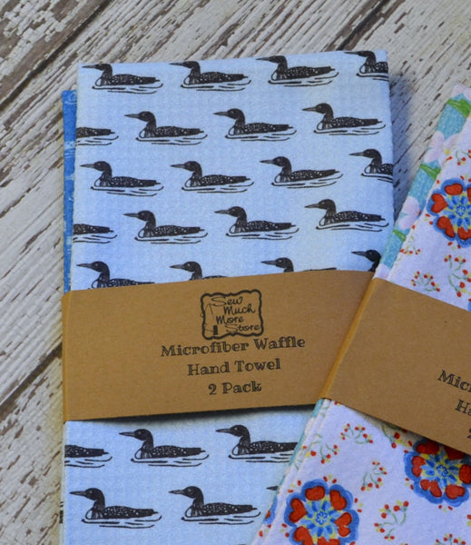 NEW! Microfiber Waffle Weave Hand Towel