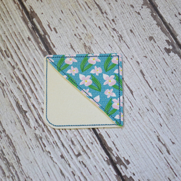 NEW! Corner Bookmark - MN Floral