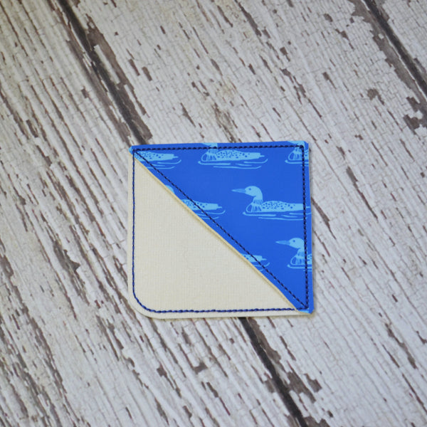 NEW! Corner Bookmark - Loons