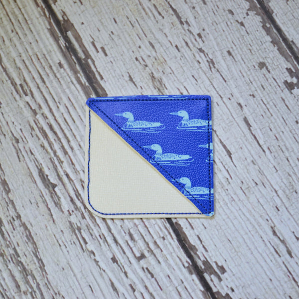 NEW! Corner Bookmark - Loons