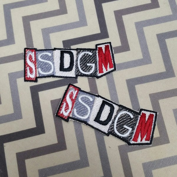 SALE! - SSDGM - Iron-on Patch - 3.8 inch