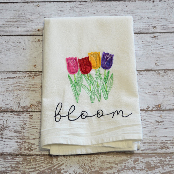 Spring Bloom Tea Towel