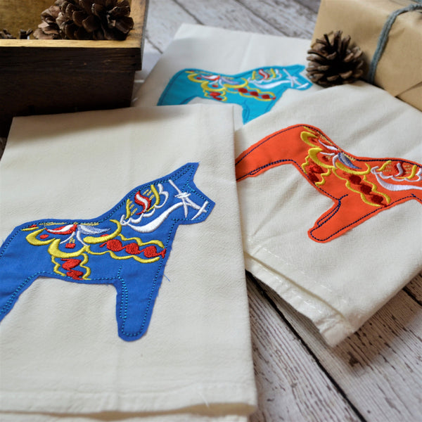 Dala Horse Tea Towel - NEW COLORS AVAILABLE