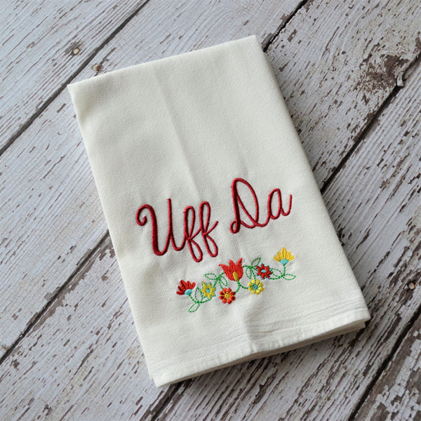 Uffda Floursack Towel - Floral